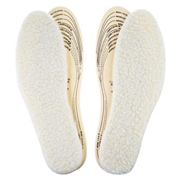 2 pares de plantillas de lana para zapatos de lana para_1