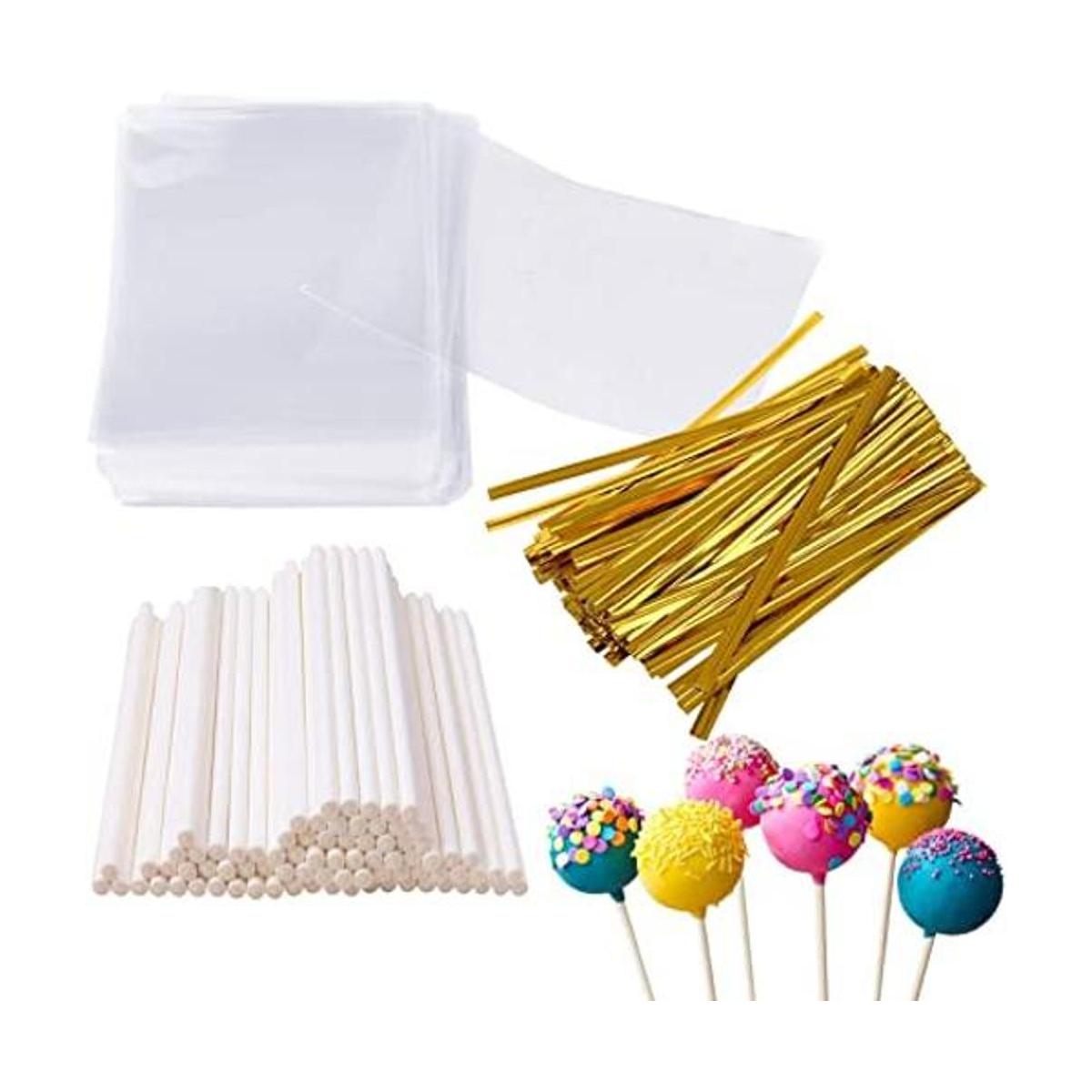 Augshy Juego de 300 piezas con 100 palitos para chupetes