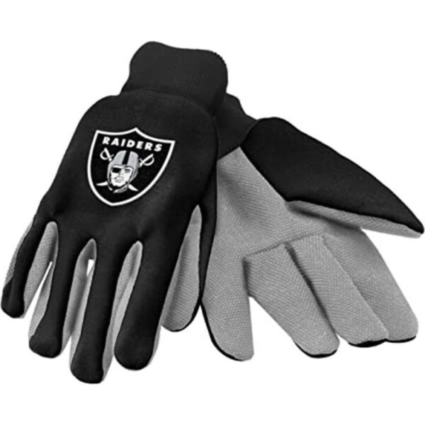 FOCO NFL Guantes de trabajo de palma de colores Blanco_1