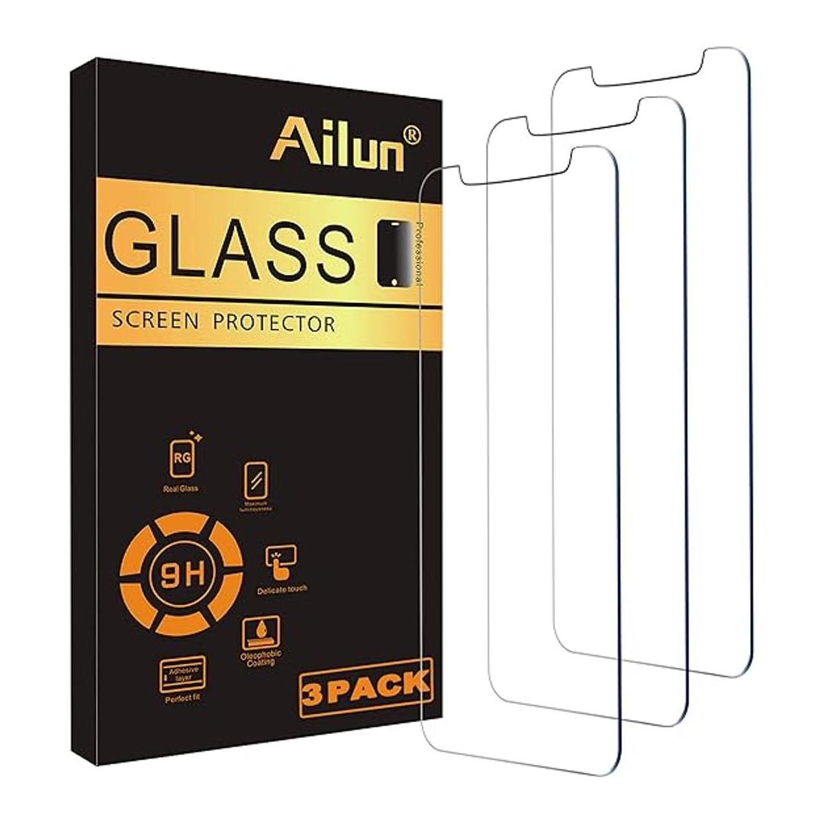 Ailun Protector de pantalla de vidrio compatible con