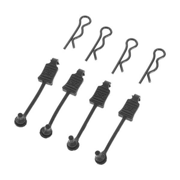 ARRMA Retenedor de clip corporal escala 18 negro 4_1
