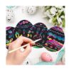 48 piezas de papel para rascar de Pascua conejo_3