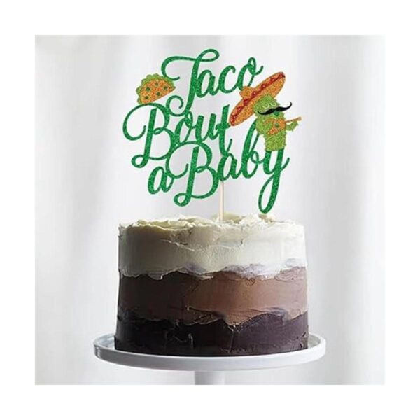 Qertesl Taco Bout A Baby Cake Decoración de pastel de_2