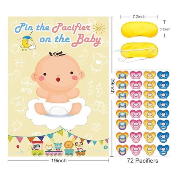 Pin The Chupete On The Baby Juego de póster grande para_2