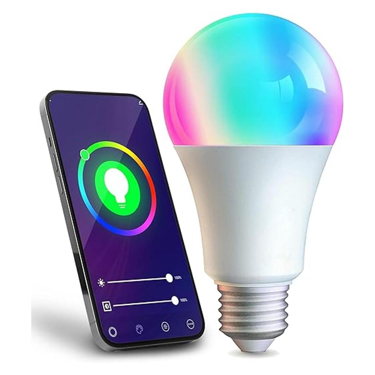 Smart Color Changing E26 RGB LED Bulb Dimmabled Nursery