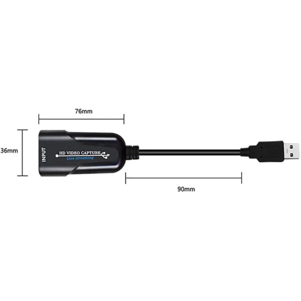 Tarjeta de captura HDMI a USB2.0 1080p30hz Juego Video y_2