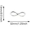SYBKED Colgante con símbolo de infinito 50 piezas de_2
