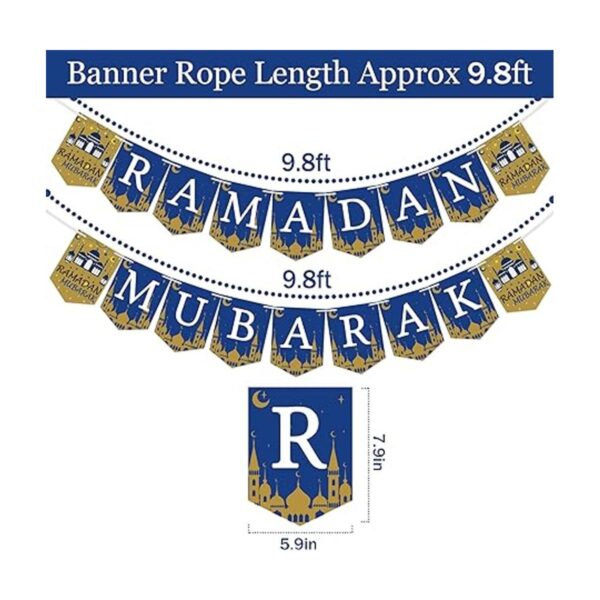 Ramadan Mubarak Banner Decoración de Ramadan Mubarak