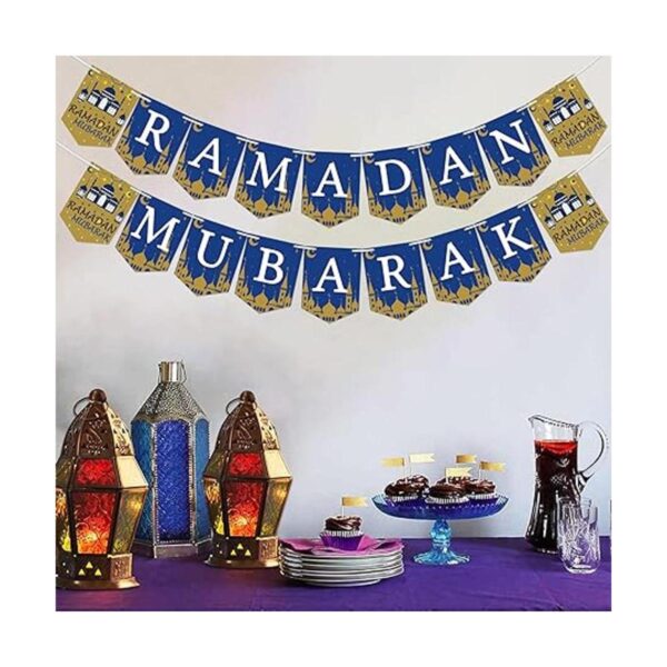 Ramadan Mubarak Banner Decoración de Ramadan Mubarak
