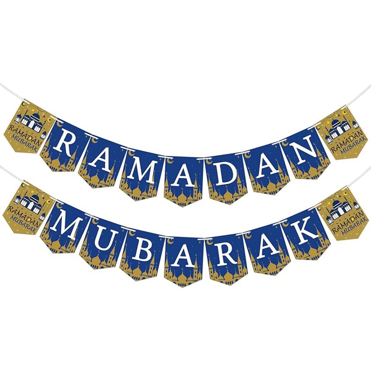 Ramadan Mubarak Banner Decoración de Ramadan Mubarak
