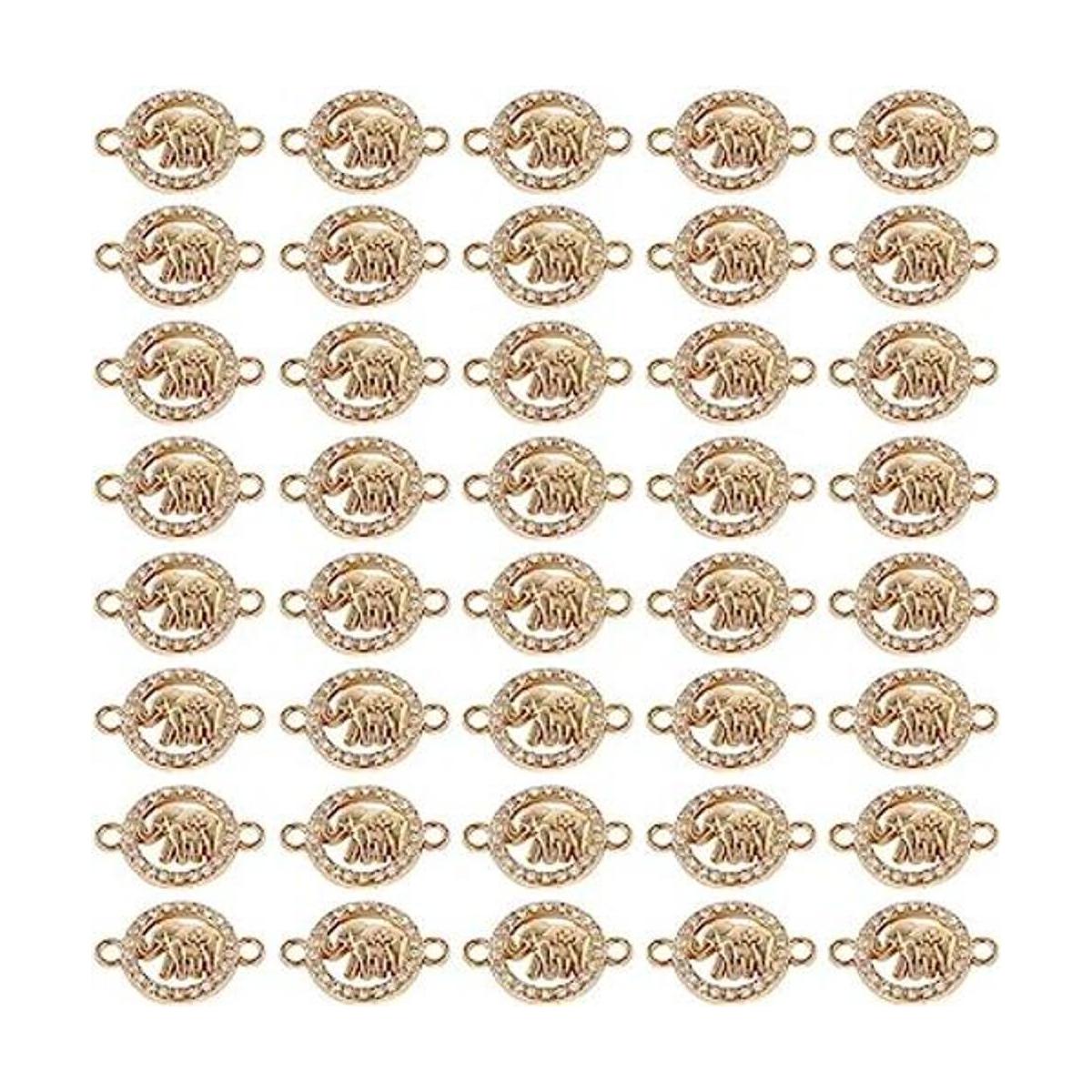 SiegYma 40 piezas creativas de diamantes dorados con