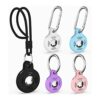 PXHDCN Llavero AirTag funda de silicona agradable a la