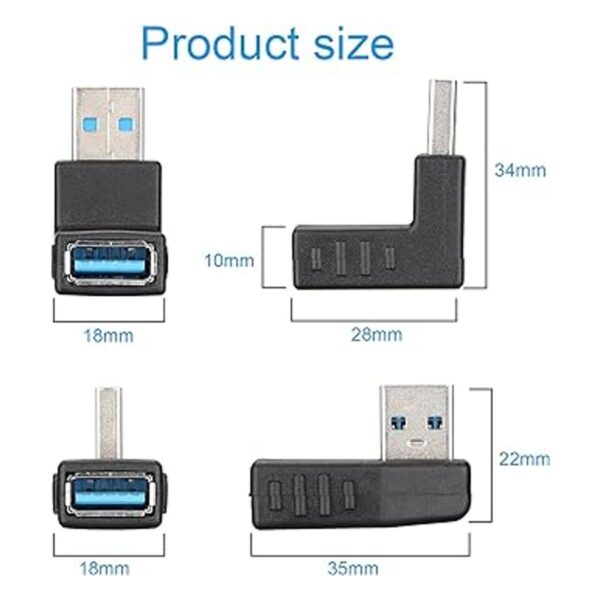 Adaptador de extensión USB 3.0 macho a hembra conector_3