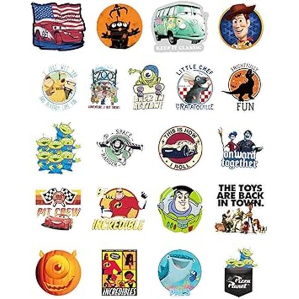 Pixar Animation Studios 100 pegatinas de animación_3