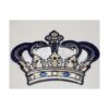 Dandan DIY Parche bordado de corona grande con lentejuelas_2