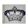 Dandan DIY Parche bordado de corona grande con lentejuelas_3