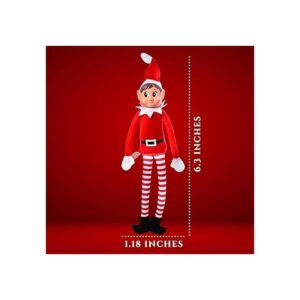 Juguete de peluche de elfo navideño que se comporta mal_2