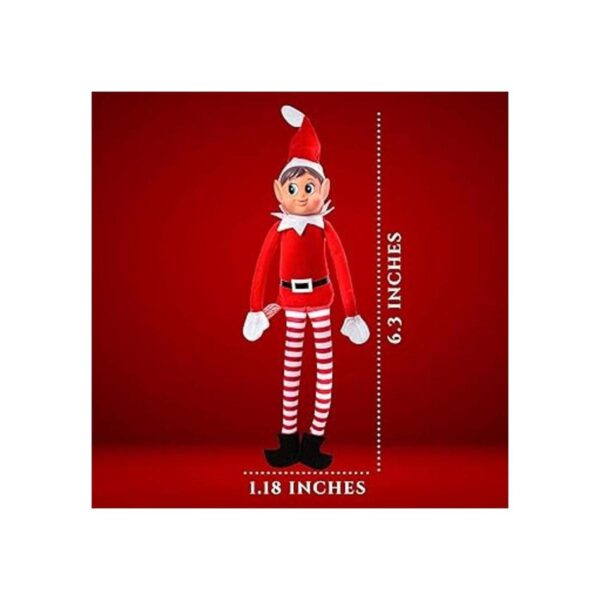 Juguete de peluche de elfo navideño que se comporta mal_2