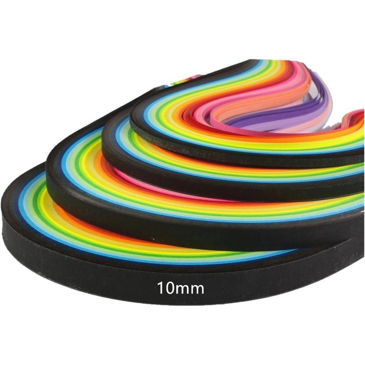 ODETOJOY Juego de tiras de papel Quilling de 0.394 in 260