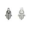 JIALEEY 100 dijes de plata antigua Hamsa con símbolo de_2
