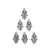 JIALEEY 100 dijes de plata antigua Hamsa con símbolo de_4