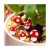 60 piezas de setas pequeñas preciosas Decoración para