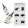 Cable USB A a USB A de 10 pies AkoaDa USB 3.0 macho a_2