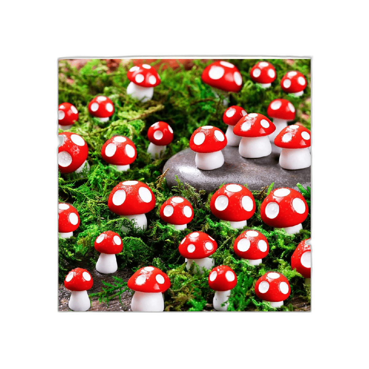 60 piezas de setas pequeñas preciosas Decoración para