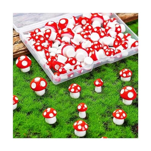 60 piezas de setas pequeñas preciosas Decoración para