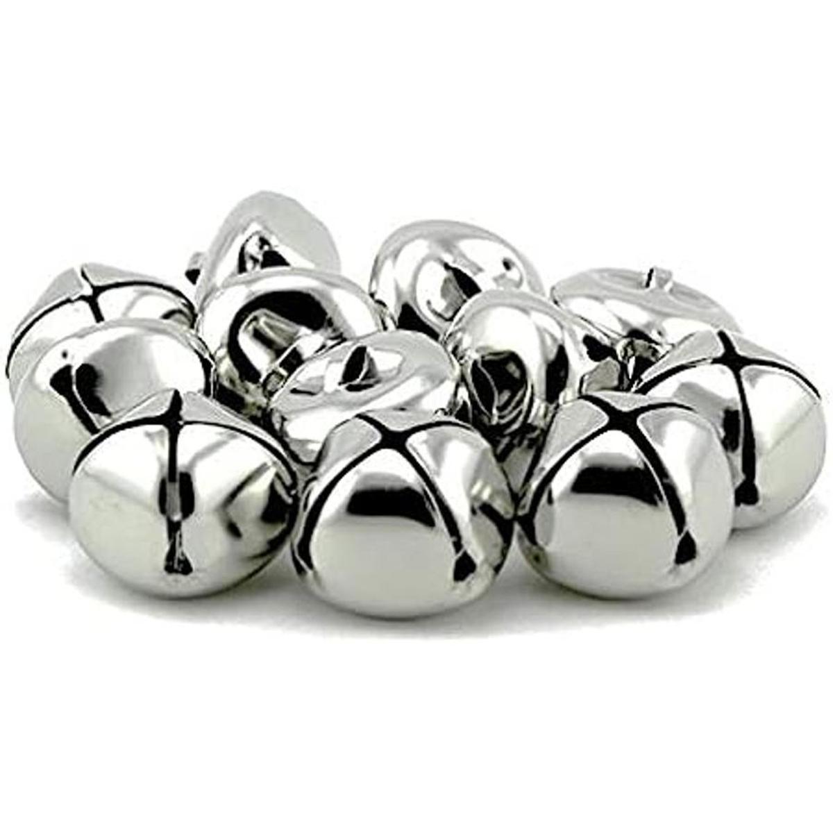 Paquete de 50 cascabeles de Navidad de 1 pulgada para