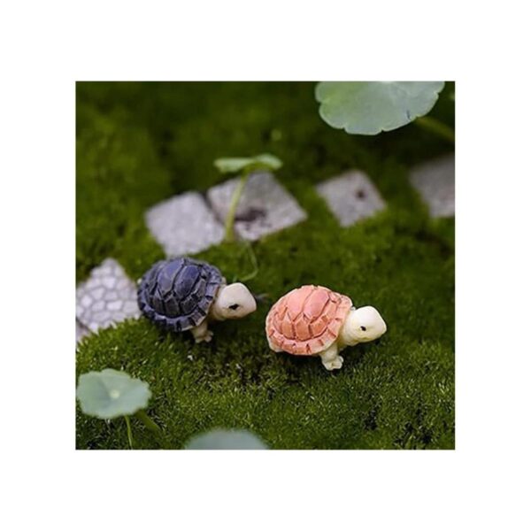Juego de 22 piezas de resina de mini tortugas en_3