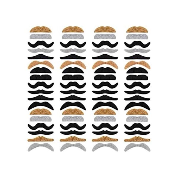 72 bigotes falsos novedosos accesorios de disfraz