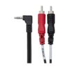 Hosa CMR203R Cable de conexión estéreo TRS de 0.138 in a_1