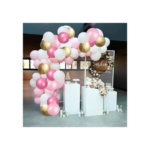 Globos de látex color oro rosa 60 globos de confeti rosa_4