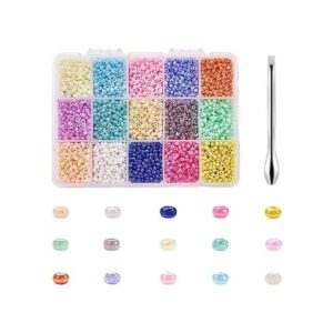 Gocelyn Cuentas de cristal de 0.118 in para pulsera
