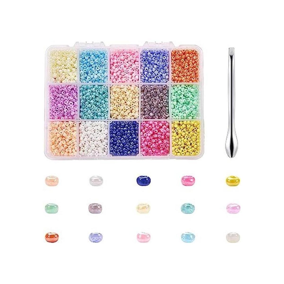 Gocelyn Cuentas de cristal de 0.118 in para pulsera