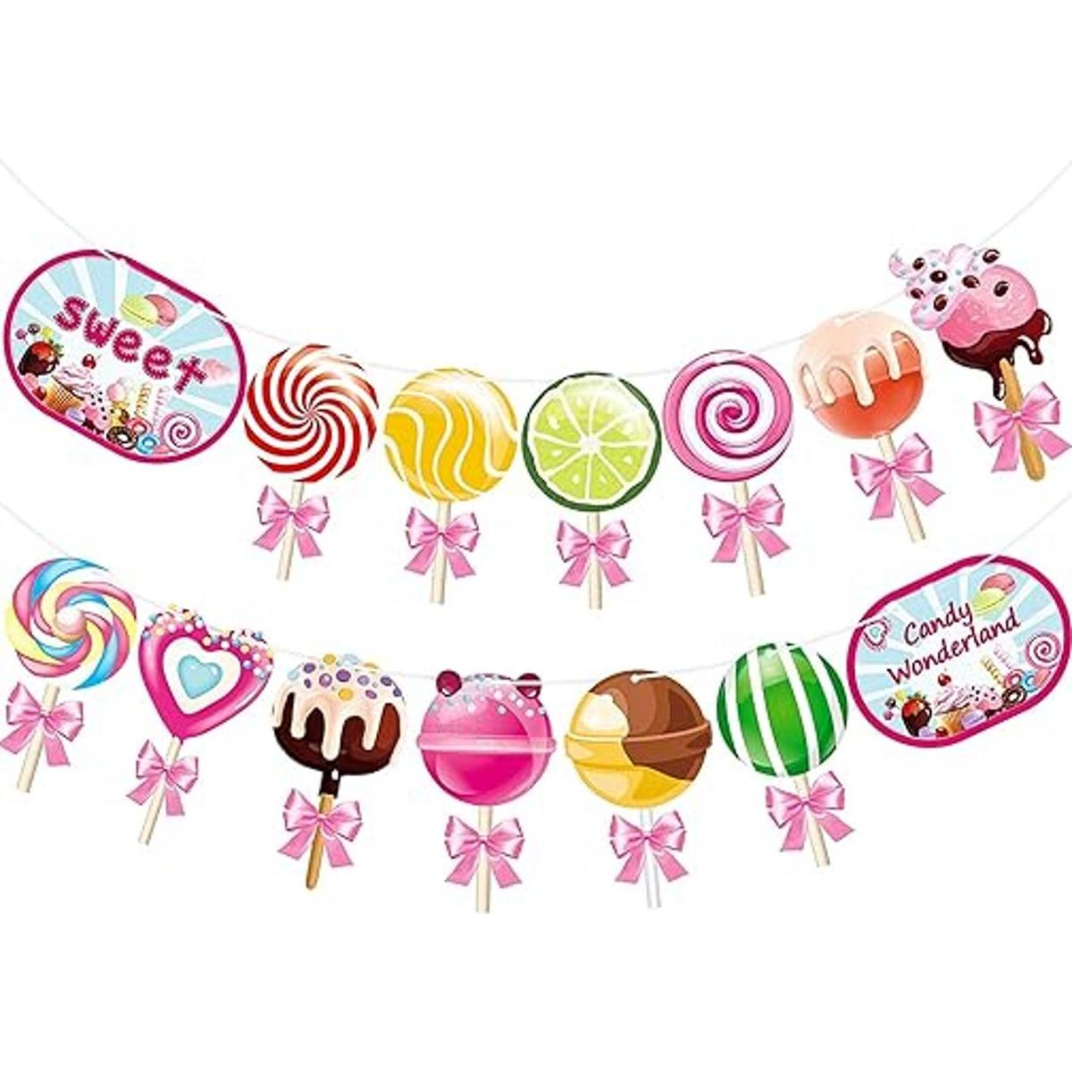 Guirnalda de caramelos para decoración de fiesta de