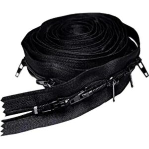 Cremallera negra 3 por The Roll Long Zipper by The Yard_1