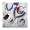 SPEEDWOX Mini alicates de nariz redonda de 5 pulgadas con