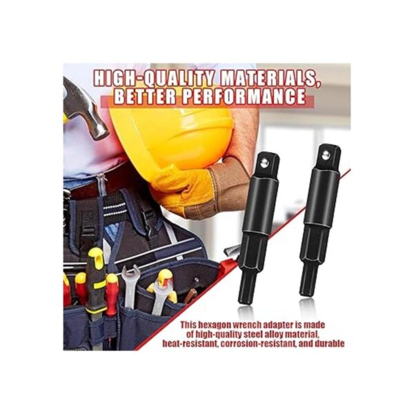 Adaptador de llave hexagonal de servicio 2 piezas llave