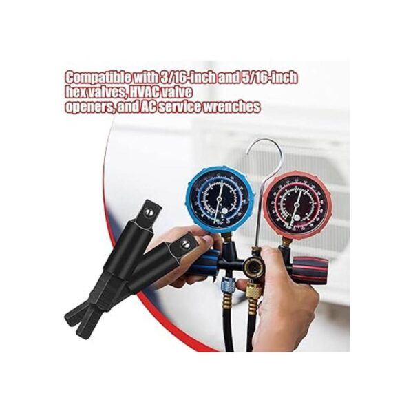 Adaptador de llave hexagonal de servicio 2 piezas llave