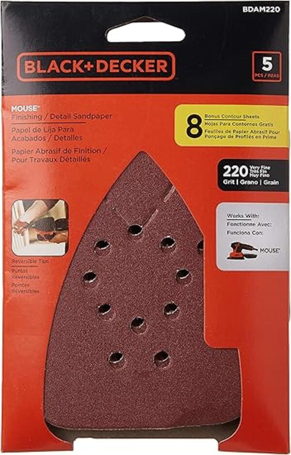 BLACKDECKER Surtido de papel de lija para lijadora de_2