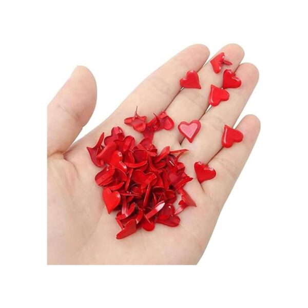 Honbay 100 piezas en forma de corazón mini metal clavos