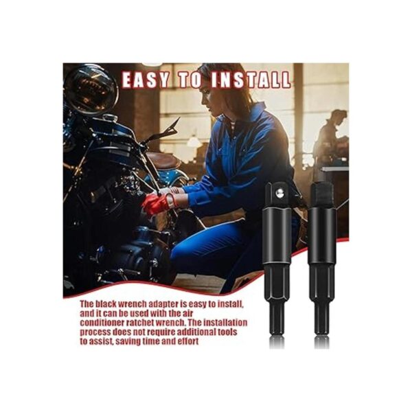 Adaptador de llave hexagonal de servicio 2 piezas llave