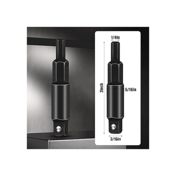 Adaptador de llave hexagonal de servicio 2 piezas llave