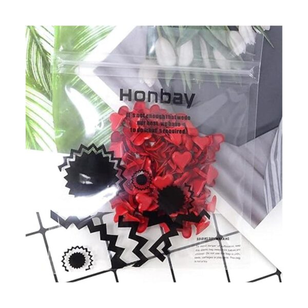 Honbay 100 piezas en forma de corazón mini metal clavos
