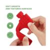 Fu Store Juguetes de dentición de silicona suave para_3
