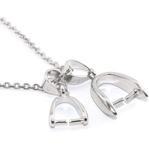 Heyous 2 piezas de plata de ley 925 accesorios colgantes_3