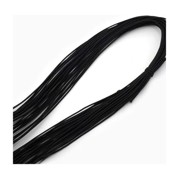 Cuerda elástica negra de 0.039 in para manualidades para_2