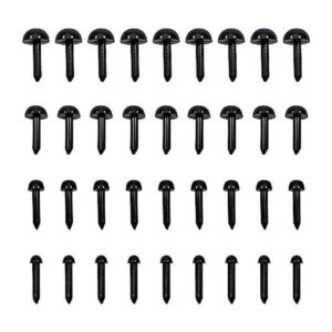 TOAOB 480 mini ojos de seguridad de plástico negro de
